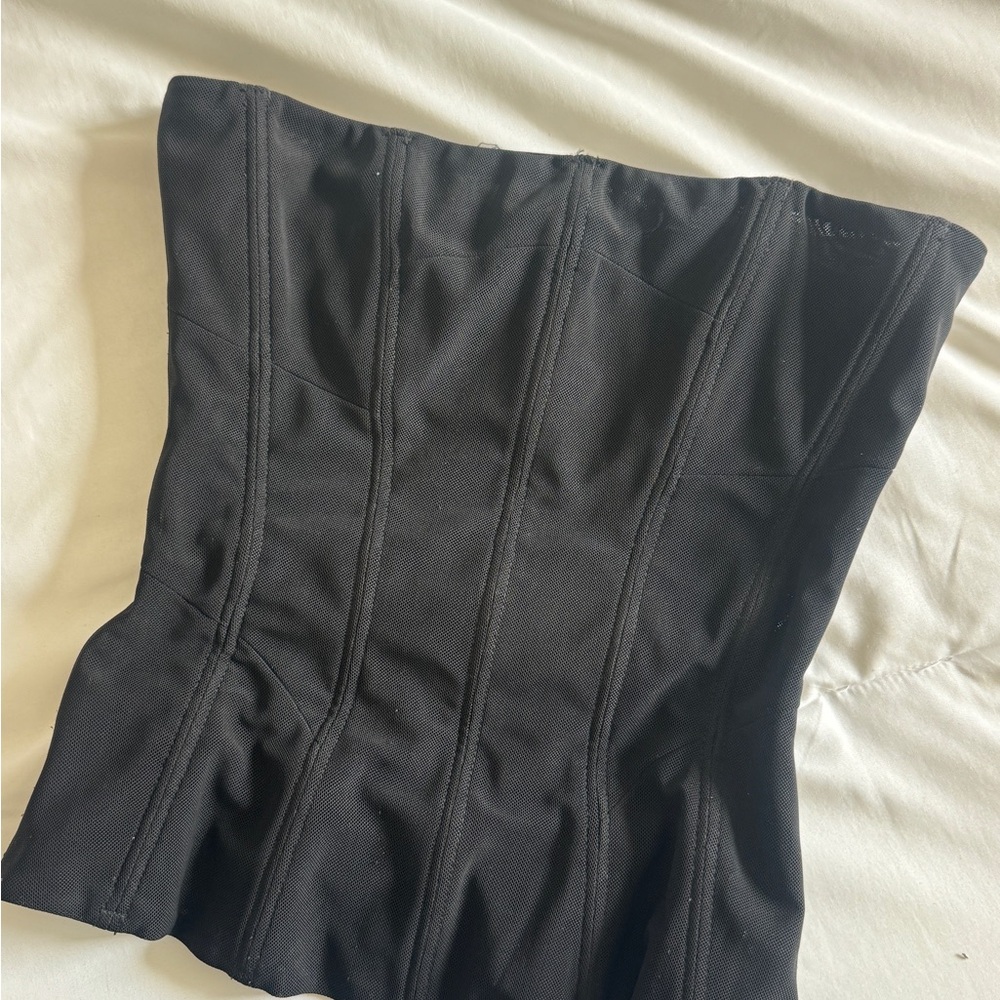 Outcast Black Mesh Corset Top